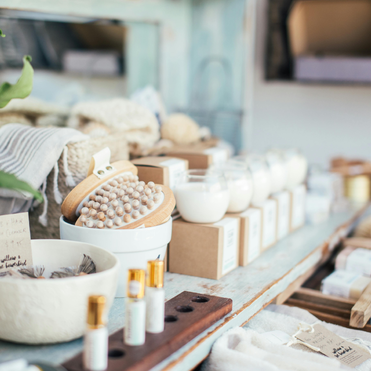 Productos de spa para masajes